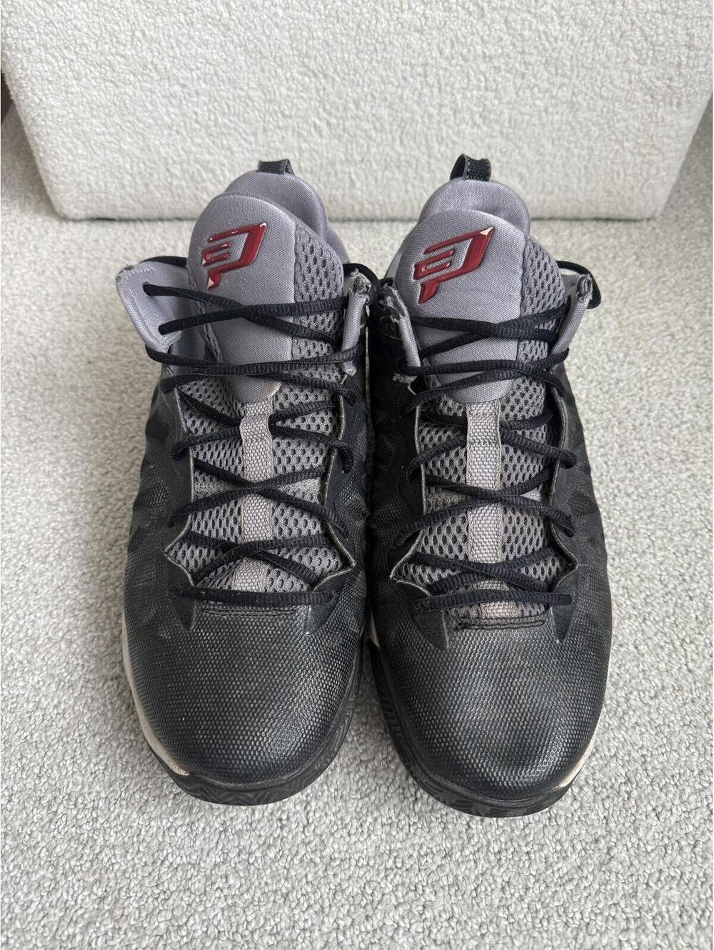 Jordan CP3.VI Black Cement Grey Gym Red Basketball Sneakers